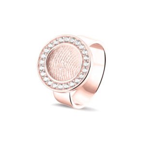 LADIES RINGS WITH FINGERPRINTS (410S )