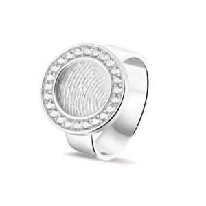 LADIES RINGS WITH FINGERPRINTS (410S )