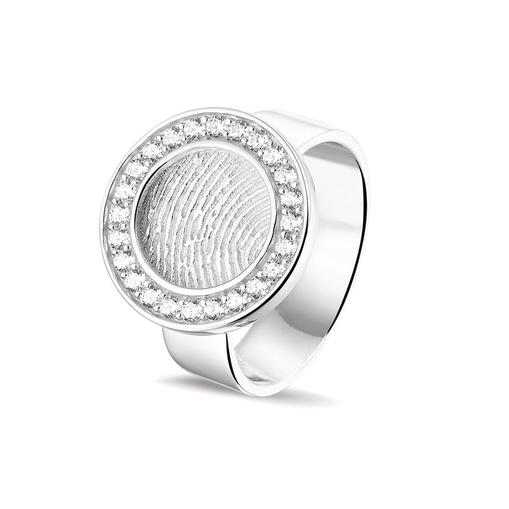LADIES RINGS WITH FINGERPRINTS (410S )