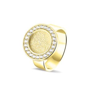 LADIES RINGS WITH FINGERPRINTS (410S )