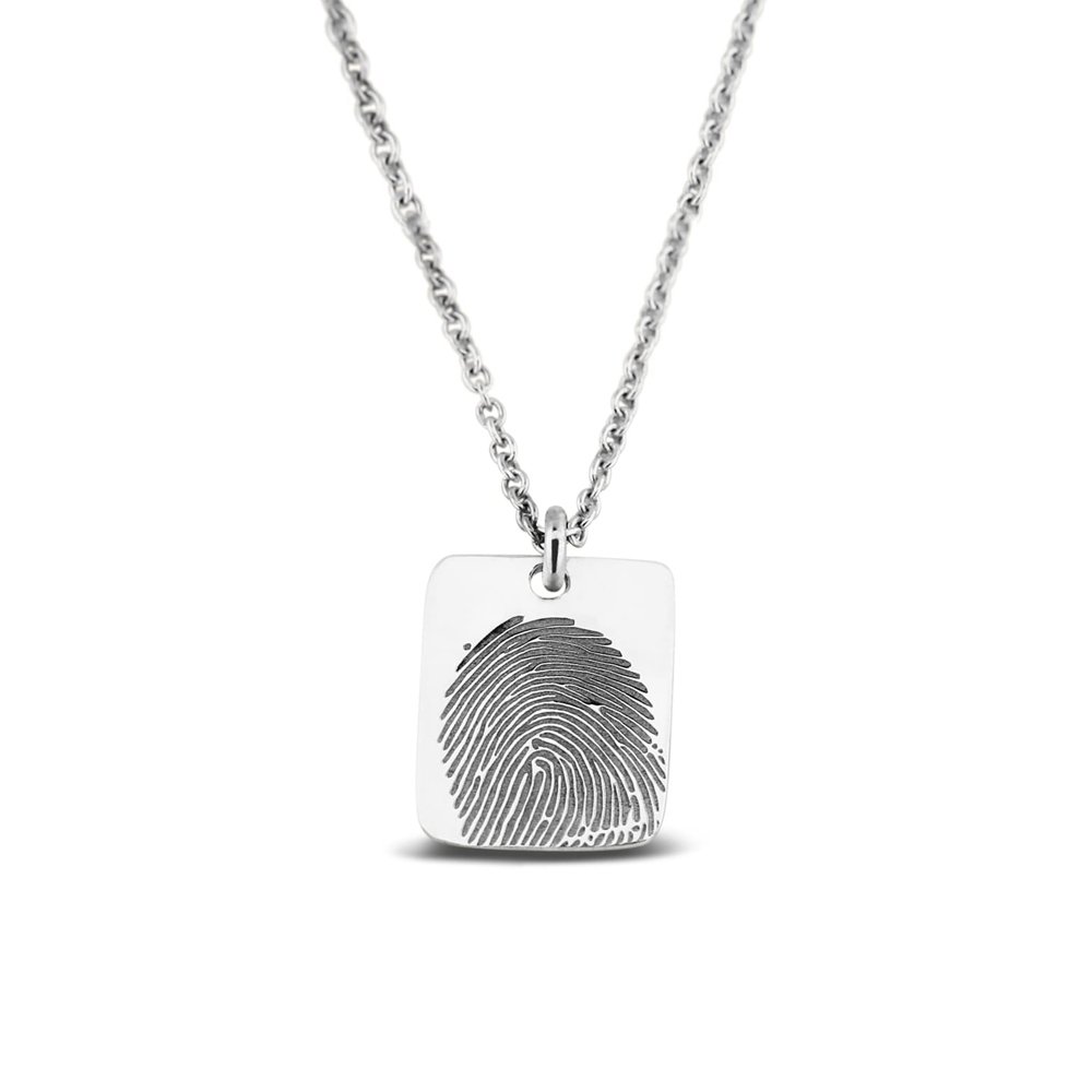 LADIES PENDANTS W/ FINGER PRINT/LASER ENGRAVING (414 S)