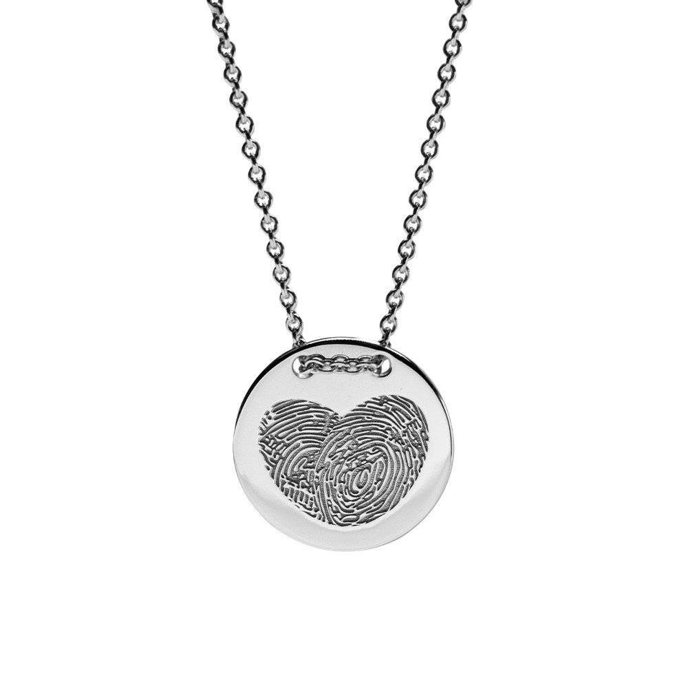 LADIES PENDANTS W/ FINGER PRINT/LASER ENGRAVING (416)